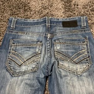 Mens Buckle Black jeans